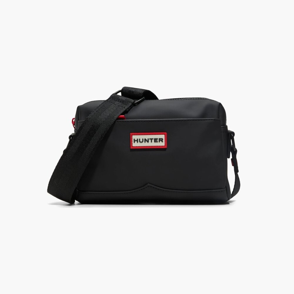 NWT Unisex Hunter Everyday Black and Red Crossbody Shoulder Bag